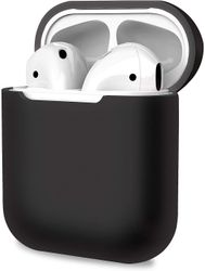 AIR Beskyttelsesdækselbestandigt etui til Apple AirPods 1 2 -Sort