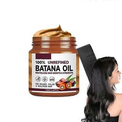 Batanaöljy hiusten kasvuun, 100% puhdas raaka batanaöljy, korjaa vaurioituneet hiukset, ravitsee ohuita hiuksia päänahan ihoa ja menettää hiusten k...