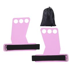 Gymnastik håndgreb vægtløftning Workout Gym handsker Pink greb med taske Large