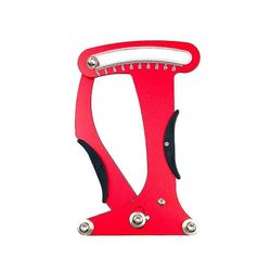 Polkupyörän puolan kireysmittari kädessä pidettävä manuaalinen mittaus Tensiometri polkupyörän renkaan tarkistimen kalibrointi