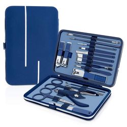 Manicure Pedicure Kit Nail Clipper Face Hånd Fod Care Cutter File Tool Podiatry Set Callus Remover Beauty