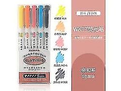 Japan Zebra Mildliner 35 Blid Pastel Bløde farver Mild Line Marker Highlighter Til Office Study Noter Tegn Illustration Markering - Art Markers