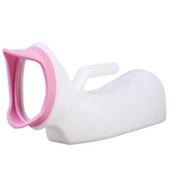 1000ml pehmeän suun pisuaari naisten kannettavalle läpikuultavalle kammiopannulle naisille itse ajava matka-YKY416 Valkoinen