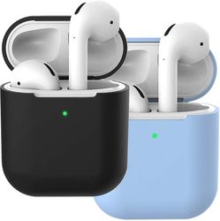 AIR 2X etui til AirPods etui cover skins (AirPods 2 BlackSky Blue)
