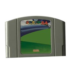 N64-pelille Super 64 Classic -pelikortille 64-bittinen videopeli USA Englanninkielinen versio Harmaa