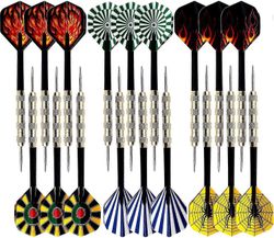 Teräskärjen tikkasetti, ammattimaiset darts metal -kärjet, metalliset tikanheiton tikanheitot, 18 kpl