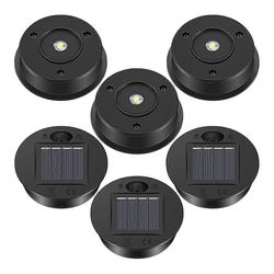 6 kpl aurinkovalaisimia, 7 lumenia, aurinkolyhtyosia ulkokäyttöön