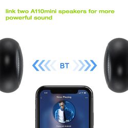 Ewa A110mini High Hidelity Bluetooth høyttaler liten størrelse høy effekt bass, TWS Bluetooth-teknologi, Rød