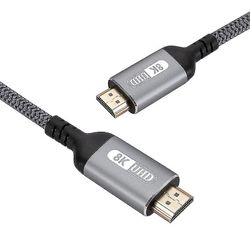 Hdmi 2.1 4k 8k Ultra High Speed Tv Computer Tilslut kabel Hd Video Data Kabel 2M