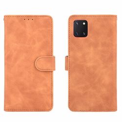 Etui til Samsung Galaxy Note 10 Lite Cover Premium læder med kortholder Flip Folio magnetisk etui Etui Coque - Sort Brown