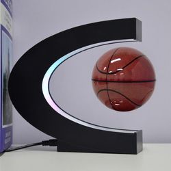 Dekorasjon Terrestrisk levitasjon plug-in sport lampe magnetisk basketball flyte nattlys for gutt barn bursdag julegave
