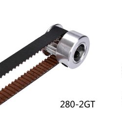 110 200 280 mm GT2 6mm suljetun silmukan jakohihna GT2 6mm kumi aramidikuitu leikattu pituuteen köysi 3D-tulostimelle 0.5mm