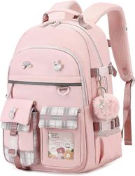 Till Reppu tytöille, 15,6 tuuman koululaukku Lasten päiväkoti Peruskoulun reput Suuret kirjakassit teinitytöille Naiset Opiskelijat Rento matkapäivä