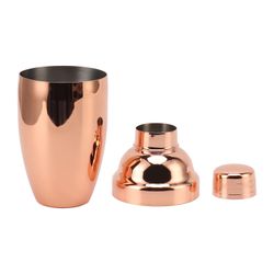 unbrand Bar Cocktail Shaker rustfritt stål Rustbestandig Kjøkken Bartender Blandede drinker Melk Te Shaker Cup Rose Gold