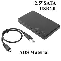 2,5 tommers Hdd SSD-sak Sata til USB 3.0 2.0-adapter Gratis 5 6 Gbps Box harddisk kabinett Support 2 TB Hdd disk for Windows Mac OS SATA USB2.0