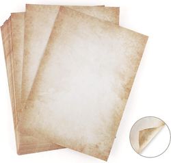 100 ark skrivpapper med mönster gammalt papper Din A4 120 g / m Absofine offsettryck