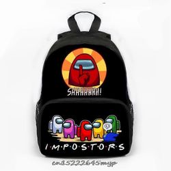 13 tuuman söpö keskuudessamme Lasten koululaukku peli Lapset Päiväkoti Reppu Pojat tytöt Koululaukku Kirjalaukku Syntymäpäivälahja kuvan väri 13 In...