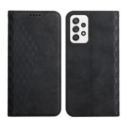 Foxdock Kompatibel med Samsung Galaxy A52 5g Case Premium Cover magnetisk læder Folio Etui Coque - Sort