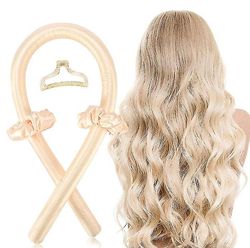 2-pack Piger Bånd Pandebånd Oprullet Hår Ingen Heat Curling Iron Wave Shaper 3