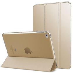 Suojakotelo ipad Mini 4: lle , suosittu slim nahka smart cover Kultaa