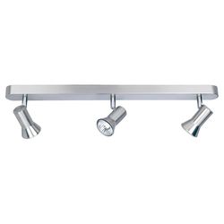 Firstlight Lighting Magnum 3 Light Spotlights Bar Børstet Stål, GU10