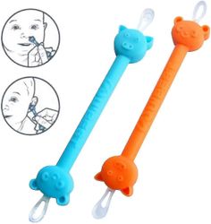 2kpl vauvan nenänpuhdistusaine ja korvalaite - solmun poisto ja korvavaha Infant Booger Picker Vastasyntyneiden ja imeväisten on puhdistettava vauv...