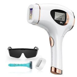 Kensty Ipl Laser Epilator Koti käyttö Kivuton karvanpoisto 999999 vilkkuu Laserowy Depilador naisille Bikinit Kasvojen Jalat KauneusLaite 1 pää