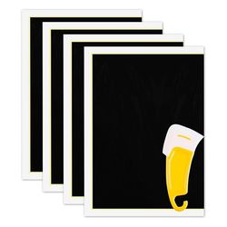 musta laserkaiverrusmerkintäpaperi, 4 kpl laserväripaperia, 10,6 x 7,7 tuumaa kuitulasereille