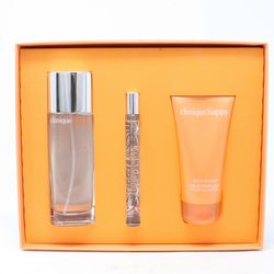 Clinique Perfect Happy Eau de Parfum 3-osainen setti uutta laatikolla 3.2