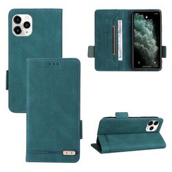 Gangxun Etui til iphone 11 Pro læderetui Folio Flip med kreditkortspor Etui Coque Grøn