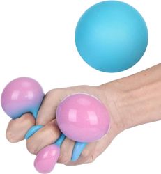 Stress Ball Color Endre for voksne og barn Stress Ball Dekompresjon Anti-stress Sensorisk Ball Stress Relief Sensorisk Soft Balls Anti-angst Stretc...