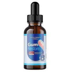 Gum Restore Plus-muntlig dråper for tenner, dårlig ånde, tannkjøtt reparasjon.