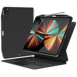SWITCHEASY CoverBuddy -yhteensopiva iPad Pro 11 (2022) / (2021) / (2020) / (2018) / iPad Air (2020) / (2022) Tablet-kotelo PC Magn Musta