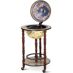 CWY Massiivipuu World Globe Mini Globe Bar Home Bar -pulloteline