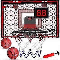 Sisäkoripallovanne lapsille, LED-minivanne elektronisella tulostaululla