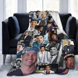 Kerota Harmaat-anatomia Derek Shepherd Ultra Soft Micro Fleece Blanket ilmastointilaite Huopa kaikkina vuodenaikoina Kevyet peitot Sänky, Sohva,Tuo...