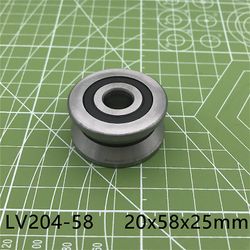 Kampagne V Groove Guide Rullelejer Lv204-58 Zz Lv-58 Rv204/20.58-30 20*58*25 (præcision Double Row Balls) Abec-5