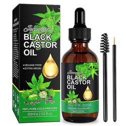 Black Castor Oil Massasje Olje Jamaicanske Black Castor Oil Hair Care Essential Oil