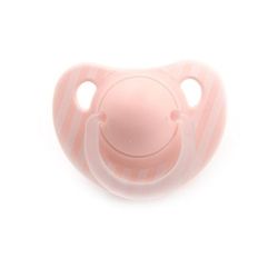 Spædbarn nyfødte baby sovende brystvorte udskrivning sutter silikone cute baby runde brystvorter Pink