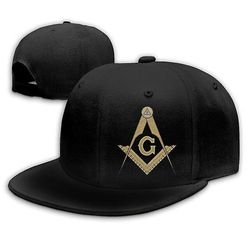 Bricks Masons Kompas & firkant g frimurersymbol baseball kasket Sort One