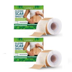 Vedenpitävät silikoniset arpilevyt - Lääketieteellisen luokan hypoallergeeninen silikoninen arpiteippi, erittäin pehmeä arpienpoistoaine kirurgisil...