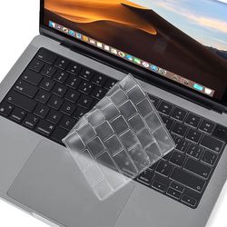 Unbrand Klart ultratynt TPU-tastaturdeksel for MacBook Air 13.6-tommers M2 A2681 2022 og 2023 MacBook Pro 14-tommers 16-tommers M1 Pro M2 Max A2442...