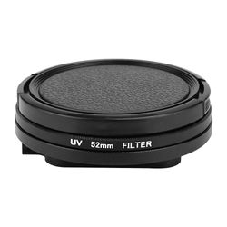 52mm UV-filter for GoPro Hero 7 5 6 svart actionkamera med linsedeksel Mount_da