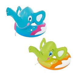 Mikasa Baby Elephant Water Jet Børn Swimming Ring egnet til 3-6 år gamle svømning armbånd Underarm Swimming Ring Blå