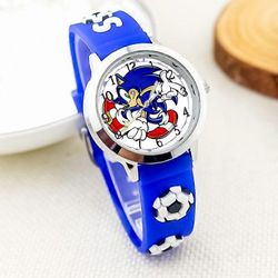 Uusi Sonic Advance silikoni Wtrap Watch jalkapallo koristeellinen ulkokäyttö lapsille Urheilu Valoisa osoitinkvartsi liike 1