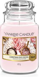 Yankee Candle Doftljus | Julafton Kakao Stor Burk Ljus | Brinntid: Upp till 150 timmar Large Jar