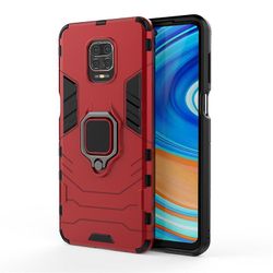 Shockproof rustning sag for xiaomi 11 med støttefod all inclusive dække rød zpc3737