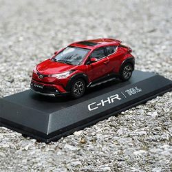Noin 10 cm: n painevalettu 1/43 mittakaava C-HR CHR SUV -kevytmetallimalli auton staattinen metallimalli ajoneuvot keräilyesineille lahjaleluautot