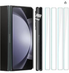 Ofocase 3-pack för Samsung Galaxy Z Fold 5 Hinge Protector Film, flexibel anti-rep självläkande gångjärnskåpa skyddsfilm för Galaxy Z Fold 5 Högupp...