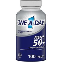 One A Day Yksi päivässä miesten 50+ monivitamiinitablettia, monivitamiinit miehille, 100 ct